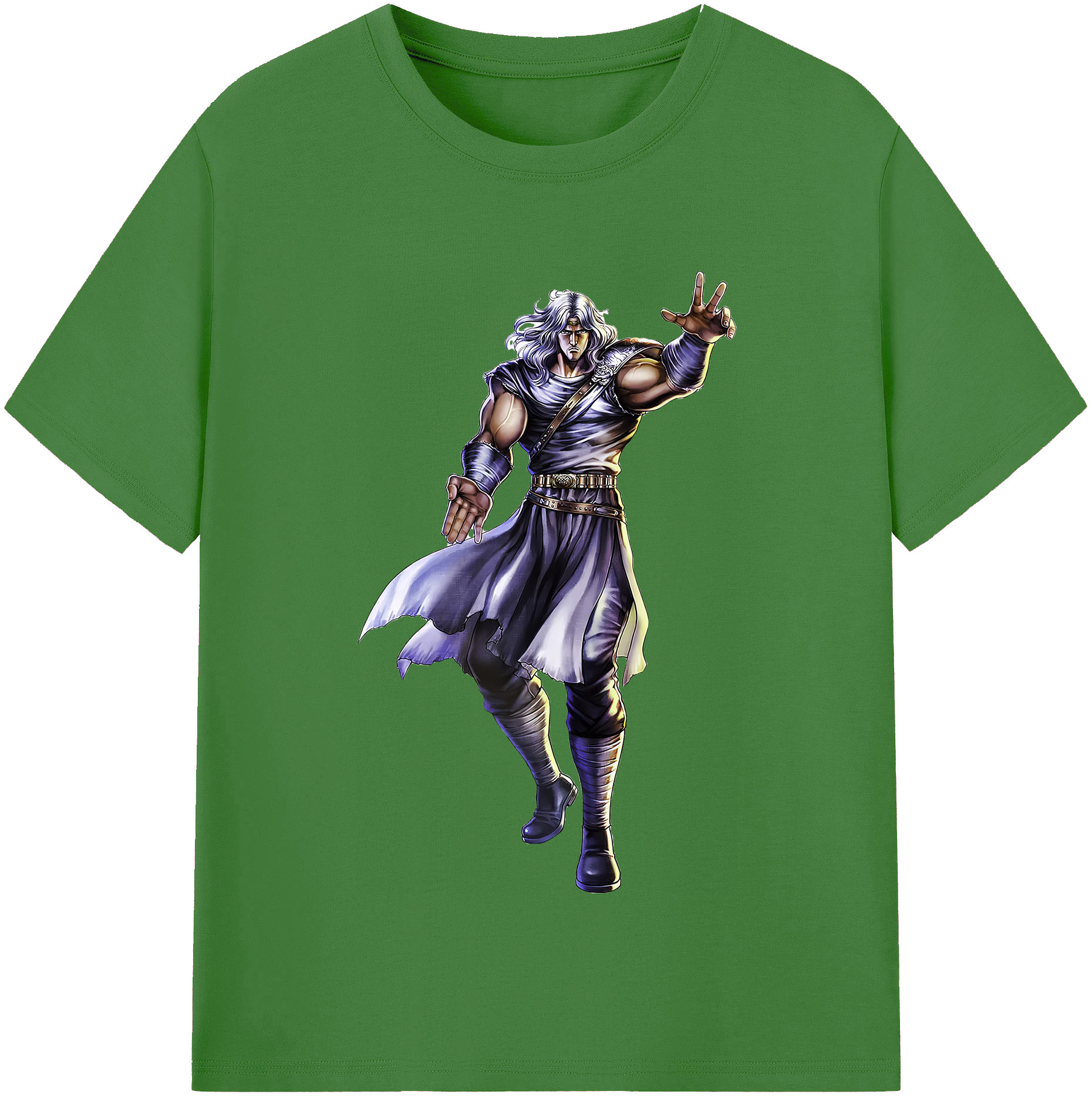 （画像用） 北斗の拳 Fist of the North Star レディースカジュアルプリントTシャツ（綿100％）